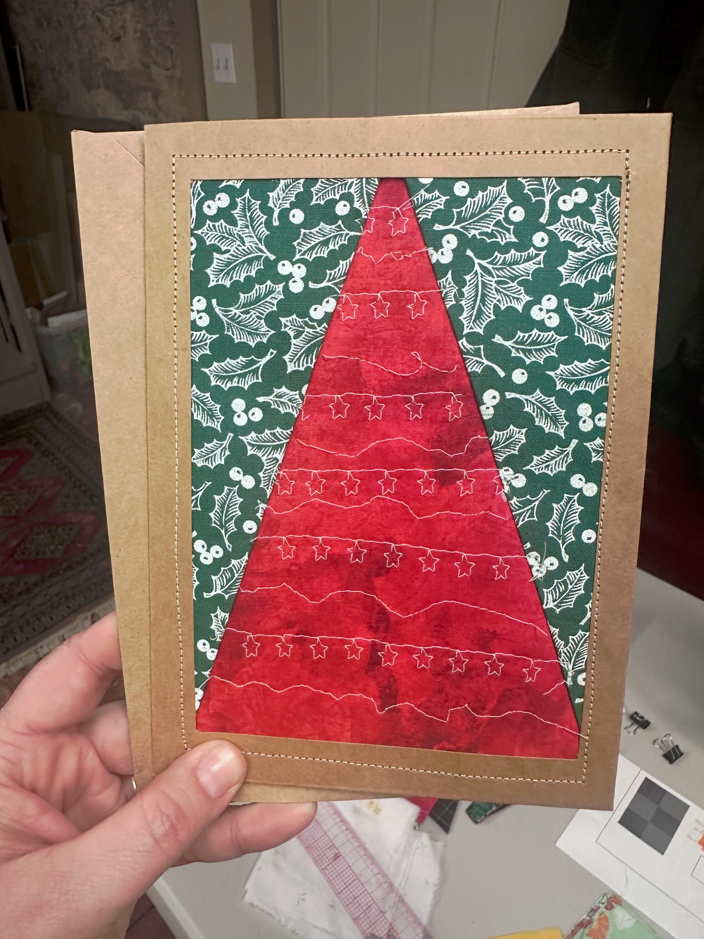 Mini Christmas Tree Quilt Block Pattern