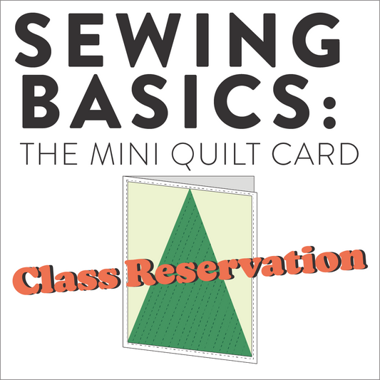 Sewing Machine Basics – DIY Mini Quilt Greeting Card